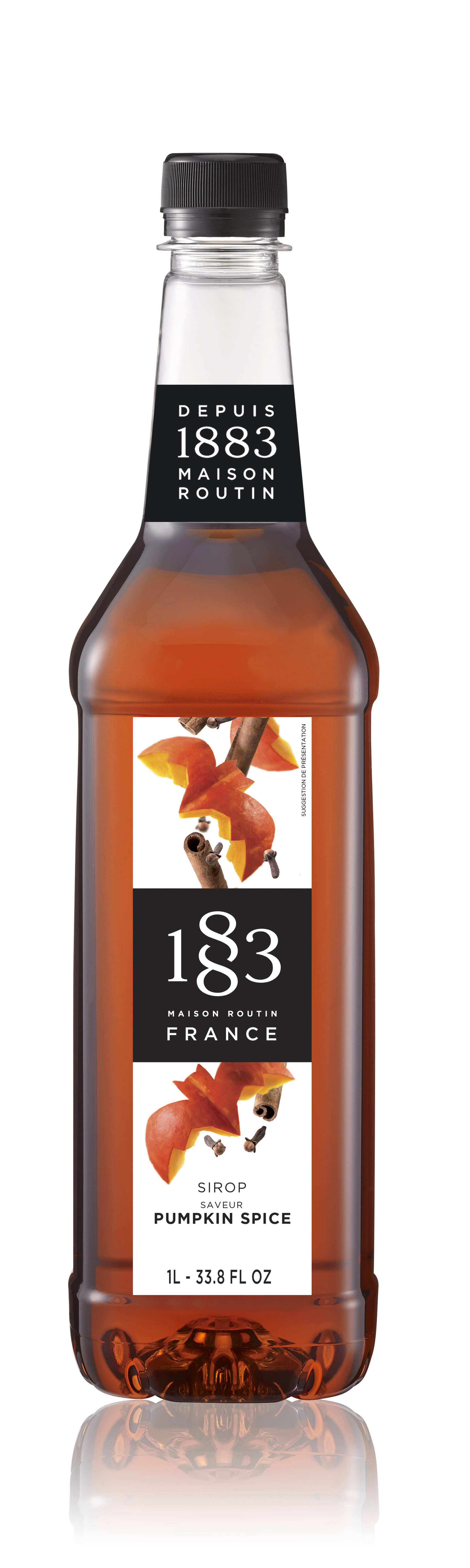 1883 Syrup Pumpkin Spice 1L PET Plastic Bottle